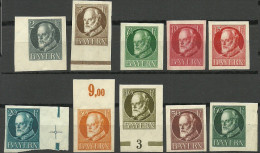 Deutsches Reich Bayern Bavaria 1914 - 1920 = 10 Briefmarken Aus Michel 94 - 115 König Ludwig III MNH - Bayern (Baviera)
