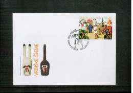Slowenien / Slovenia 2008 Slovenia Faschingskostueme / Carnival Costumes FDC - Carnaval
