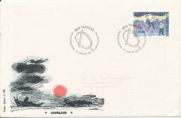 Greenland FDC 14-1-1997 The Culture House Of Greenland With Cachet And Sent To Denmark - FDC