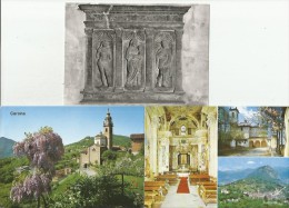 CARONA Chiesa Parrocchiale Madonna D'Ongero 3 Karten - Carona 