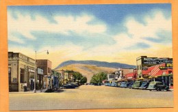 Cody Wy Main Street Old Postcard - Andere & Zonder Classificatie