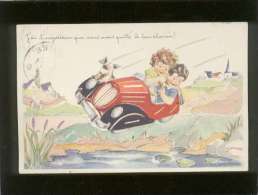 Couple D'enfant Avec Un Chien Auto Illustrée Par Janser édit. Superluxe J'ai L'impression Que Nous Avons Quitté Le... - Janser