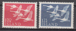 Iceland    Scott No.  298-99     Mnh     Year  1957 - Ongebruikt