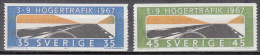 Sweden     Scott No.  733-34     Mnh      Year  1967 - Unused Stamps