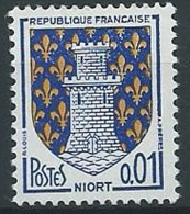 1962-65 FRANCIA STEMMI DI CITTA 1 CENT MNH ** - EDF109 - 1941-66 Coat Of Arms And Heraldry