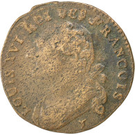 Monnaie, France, 12 Deniers François, 12 Deniers, 1792, Limoges, TB, Bronze - Andere & Zonder Classificatie
