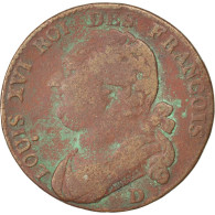 Monnaie, France, 12 Deniers François, 12 Deniers, 1792, Lyon, B+, Bronze - Autres & Non Classés