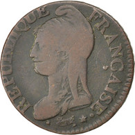Monnaie, France, Dupré, 5 Centimes, 1796, Lille, TB, Bronze, KM:640.11 - Other & Unclassified