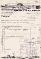 RN ZH HORGEN 1948-5-3  Wanner & Co Fabrik Technischer Betriebs-Utensilien Für Industrie - Suisse