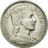 Monnaie, Latvia, 5 Lati, 1931, TTB, Argent, KM:9 - Lettonia