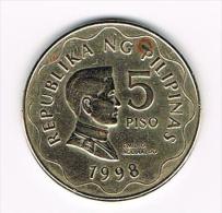 ¨  PILIPINAS  5  PISO  1998 - Filippine