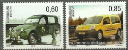 # LUSSEMBURGO LUXEMBOURG - 2013 - CEPT EUROPA - Car Postal Vehicle - 2 Stamps Set MNH - Altri Modi Di Trasporto