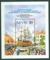 Nevis - 1987 Alexander Hamilton Block MNH__(TH-845) - St.Kitts En Nevis ( 1983-...)