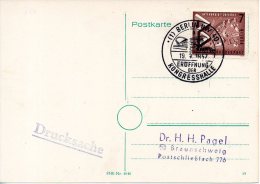 BERLIN. Carte Commémorative De 1957. Salle Des Congrès. - Máquinas Franqueo (EMA)