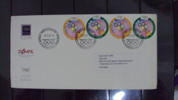 Switzerland Cover With Nice Stamps 2005 - Brieven En Documenten