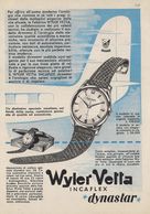 # WYLER VETTA INCAFLEX OROLOGI HORLOGERIE 1950 Italy Advert Publicitè Reklame Orologio Montre Uhr Reloj Relojo Watch - Orologi Pubblicitari