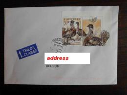 Slovakia Slovensko 2011 - Letter With Stamp WWF SOS Birdlife - Birds (Otis Tarda - Great Bustard) - Cartas & Documentos