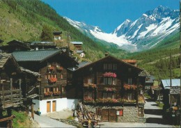 Lötschental, Blatten, Dorfplatz - Blatten