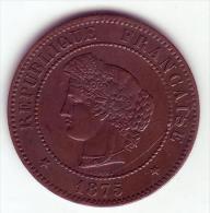 Cérès . 5 Centimes 1875 A . - 5 Centimes