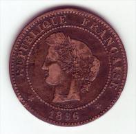 Cérès . 5 Centimes 1896 A (Torche). - 5 Centimes