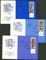 Israel MC - 1983, Michel/Philex No. : 972-974 - MNH - *** - Maximum Card - Tarjetas – Máxima