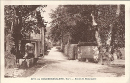 83 LA ROQUEBRUSSANNE  FONTAINE  ROUTE DE MAZAUGUES SUPERBE - La Roquebrussanne