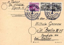 BERLIN. Carte Commémorative De 1949. - Maschinenstempel (EMA)