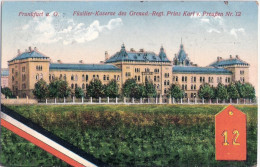 FRANKFURT Oder Füsilier Kaserne D Grenadier Regiment Prinz Karl V Preußen Nr 12 Feldpost 19.10.1914 Gelaufen - Frankfurt A. D. Oder