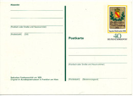 1978 Postkarte P125 "Tag Der Briefmarke" Rug "Weltbewegug Philatelie"  Zie Scan(s) - Postcards - Mint