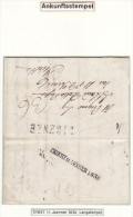 Austria Österreich Triest Trieste 1836 Incoming Entire Letter Faltbrief From Firenze (j37) - ...-1850 Voorfilatelie