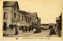 Chateauponsac Avenue De La Gare Voitures - Chateauponsac