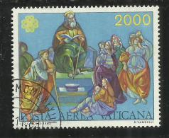 VATICANO VATIKAN VATICAN 1983 POSTA AEREA AIR MAIL ANNO MONDIALE COMUNICAZIONI MONDIAL YEAR COMMUNICATIONS L. 2000 USED - Airmail