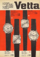 # VETTA OROLOGI HORLOGERIE 1950 Italy Advert Publicitè Reklame Orologio Montre Uhr Reloj Relojo Watch - Reclamehorloges