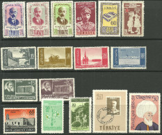 Divers La Turquie Neufs Sans Charniére Et Aussi Avec Trace De Charniére - Unused Stamps