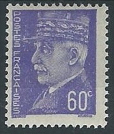 1941-42 FRANCIA MARESCIALLO PETAIN 60 CENT MH * - EDF149 - 1941-42 Pétain