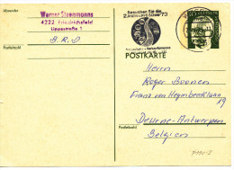 1973 Postkarte P110-I  Van ?Wesel 1? Naar Deurne/Belgie Zie Scan(s) - Cartes Postales - Oblitérées