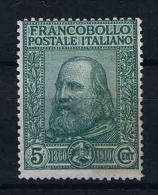 Italy:   1910 Sa 87, Mi 95 Not Used (*) S.g. - Ongebruikt