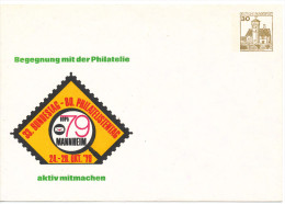 1979 2*Reclamebriefomslag "33.Bundestag-80.Philatel Istentag 24-28.Okt.'79" Zie Scan(s) - Umschläge - Ungebraucht