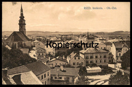 ALTE POSTKARTE RIED IM INNKREIS PANORAMA OBERÖSTERREICH Österreich  Austria Autriche Cpa Postcard AK Ansichtskarte - Ried Im Innkreis
