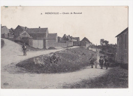 Cpa MEREVILLE Chemin De Renonval - ELD 9 Animée Enfants A La Pose - Mereville