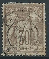 1876-81 FRANCIA USATO TIPO SAGE 30 CENT I TIPO - EDF163 - 1876-1878 Sage (Type I)