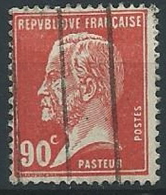 1923-26 FRANCIA USATO PASTEUR 90 CENT - EDF158 - 1922-26 Pasteur