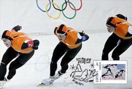 Spain 2014 - XXII Olimpics Winter Games Sochi 2014 Gold Medals Special Maxicard - Patinaje Femenino Pays Bas - Hiver 2014: Sotchi