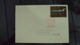 Russia USSR Cover 1973 With Airplaine Stamp / Air Mail Lufthansa First Flight Tokyo - Moscow - Frankfurt - Other & Unclassified