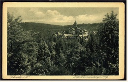 Schierke Oberharz  -  Hotel Barrenberger Hof -  Ansichtskarte Ca.1930   (3522) - Schierke