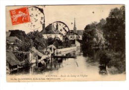 Cp , 77 , SOUPPES , Bords Du Loing , Voyagée 1911 - Souppes Sur Loing