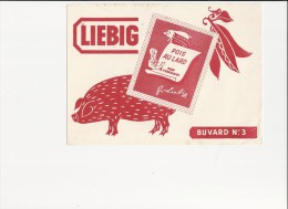 Buvard - B1355 - "Pois Au Lard LIEBIG"-Envoi Gratuit Pour La France - Sopas & Salsas