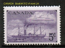 CANADA    Scott  # 312* VF MINT LH - Ungebraucht