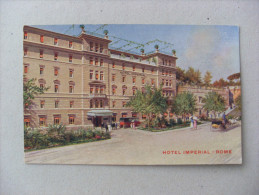 Cartolina/postcard Hotel Imperial - Touring. ROME/Roma - Bares, Hoteles Y Restaurantes