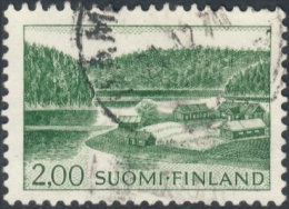 Finlande  1963. ~ YT 548 - Maison Au Bord D'un Lac - Gebruikt